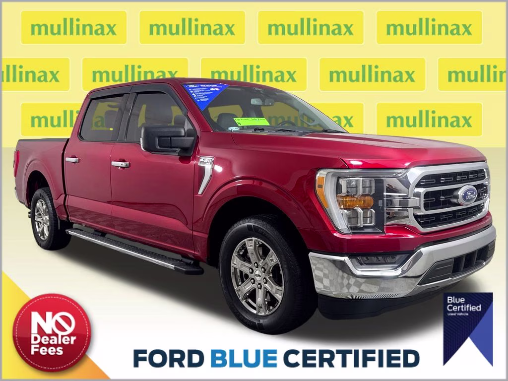 2021 Rapid Red Metallic Tinted Clearcoat Ford F-150 XLT RWD Truck