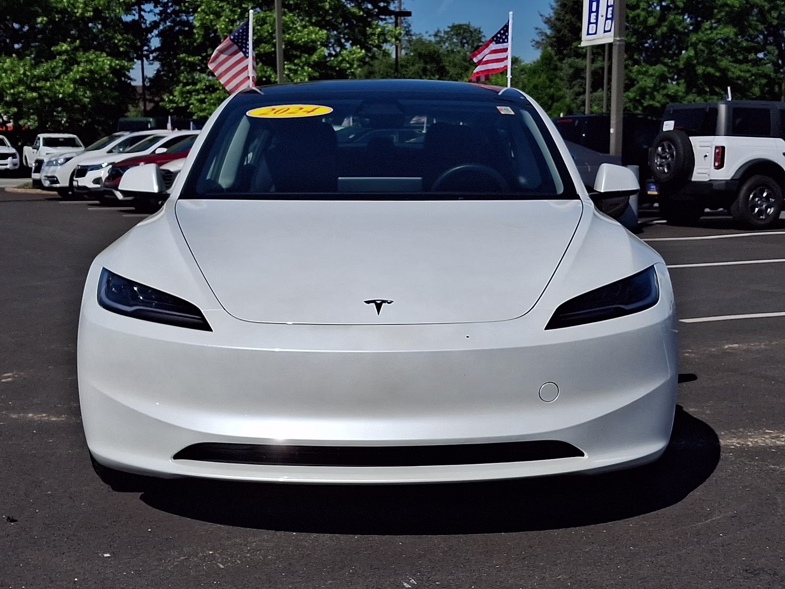 Used 2024 Tesla Model 3 Base with VIN 5YJ3E1EA2RF846408 for sale in New Castle, DE