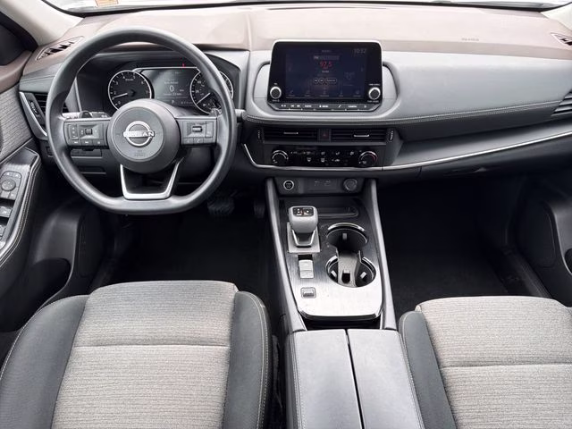 2022 Glacier White Nissan Rogue S FWD SUV