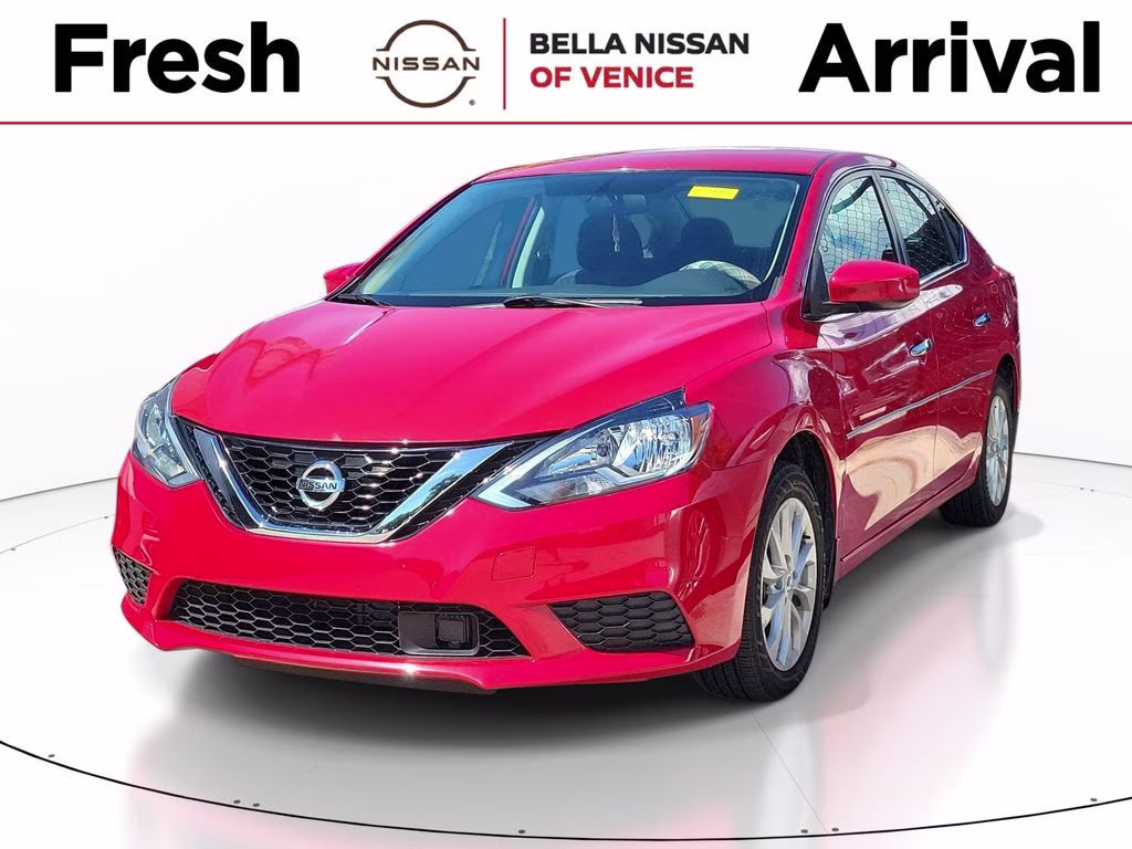 2018 Red Alert Nissan Sentra SV FWD Sedan