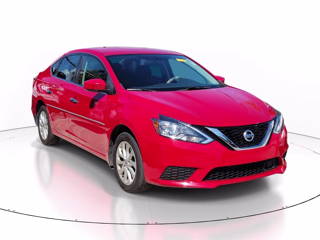 2018 Red Alert Nissan Sentra SV FWD Sedan