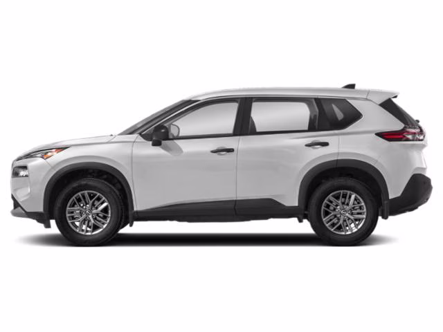2022 Glacier White Nissan Rogue S FWD SUV
