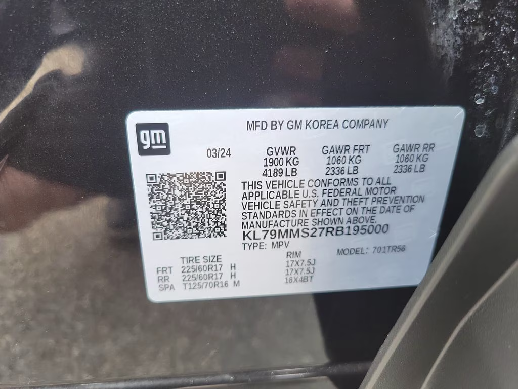 2024 Mosaic Black Metallic Chevrolet Trailblazer LS FWD SUV