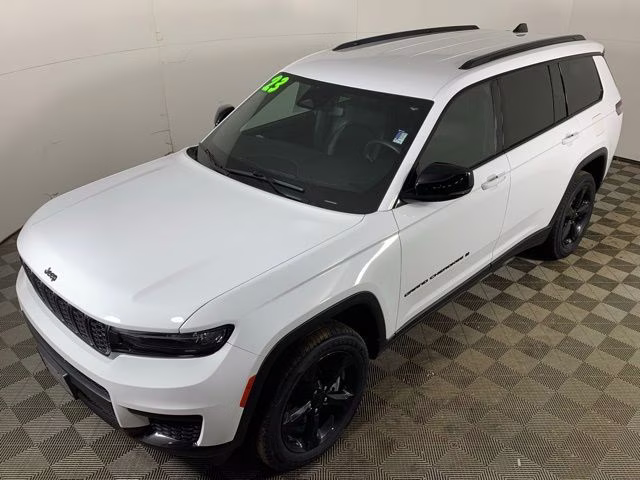 2023 Bright White Clearcoat Jeep Grand Cherokee L Altitude 4X4 SUV