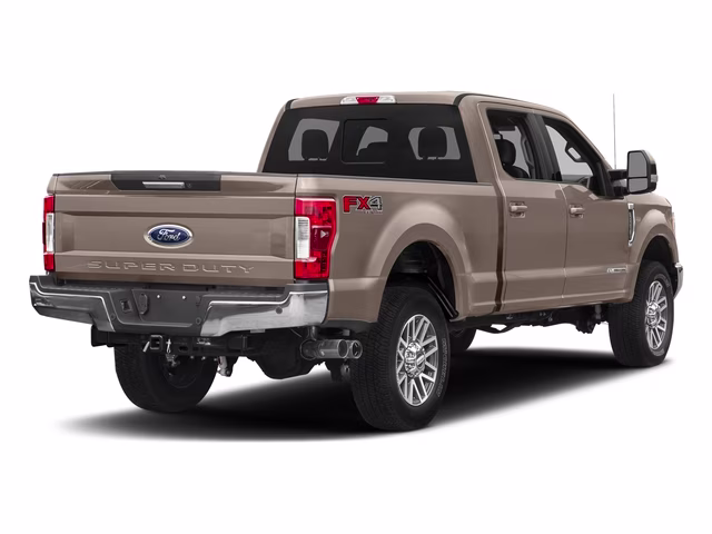 2018 White Gold Metallic Ford Super Duty F-250 SRW Lariat 4X4 Truck