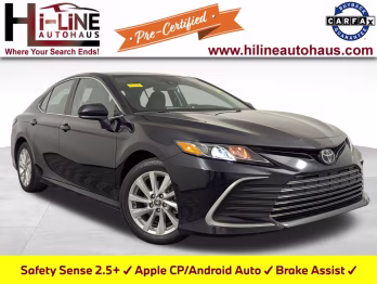 2024 Midnight Black Metallic Toyota Camry LE FWD Sedan