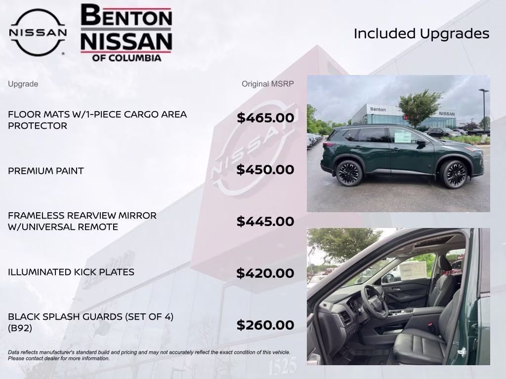 2026 Obsidian Green Nissan Rogue Dark Armor FWD SUV