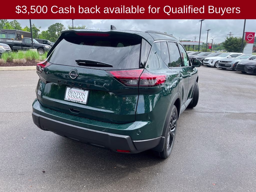 2026 Obsidian Green Nissan Rogue Dark Armor FWD SUV