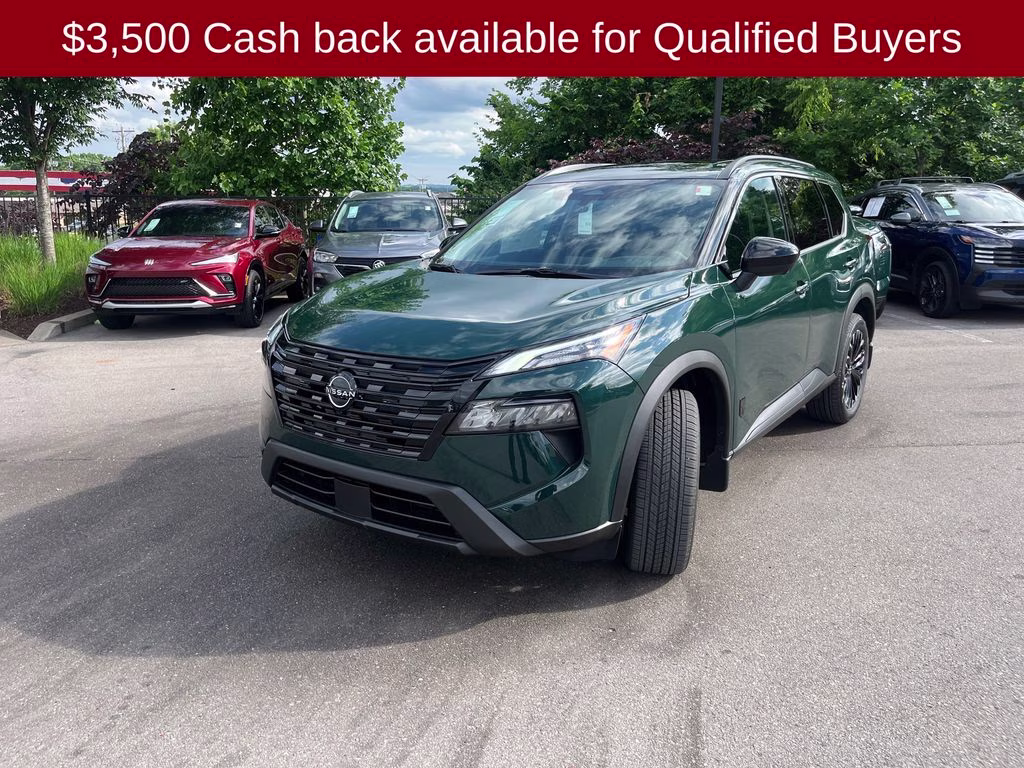 2026 Obsidian Green Nissan Rogue Dark Armor FWD SUV
