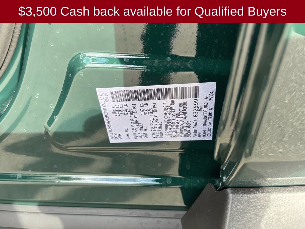 2026 Obsidian Green Nissan Rogue Dark Armor FWD SUV