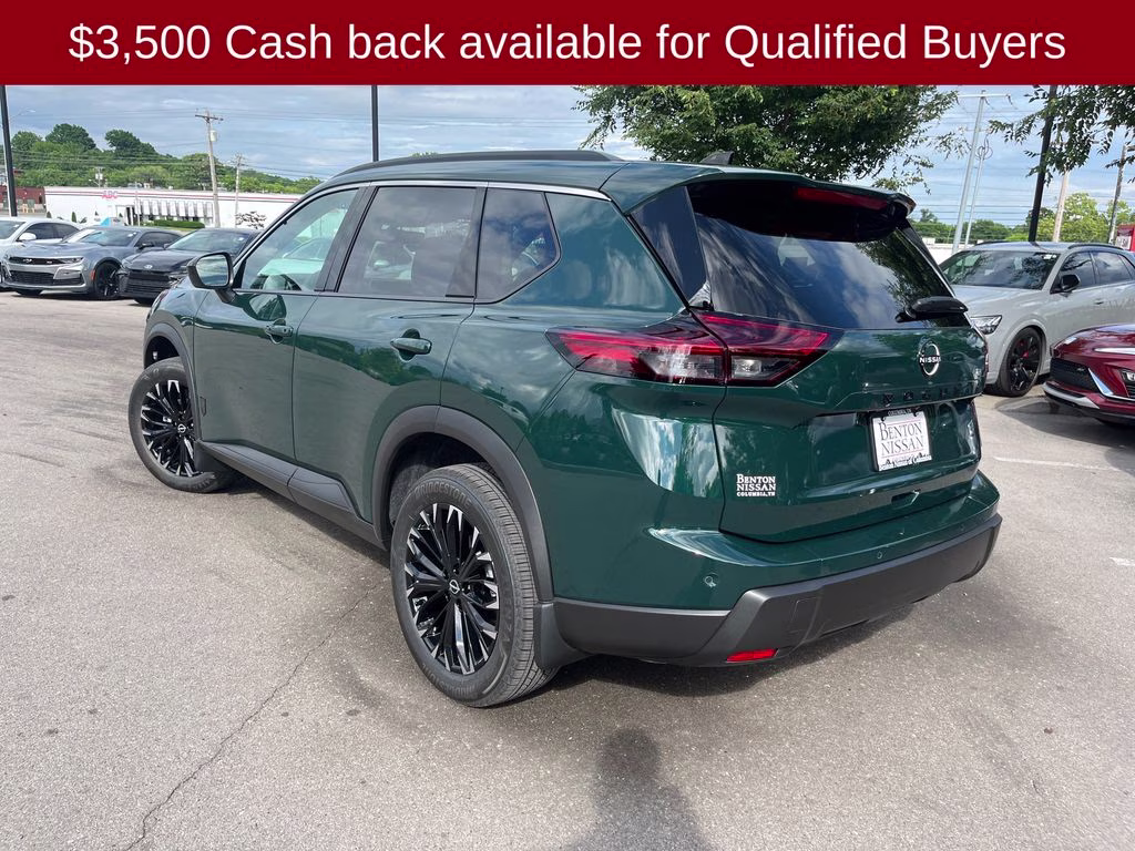 2026 Obsidian Green Nissan Rogue Dark Armor FWD SUV
