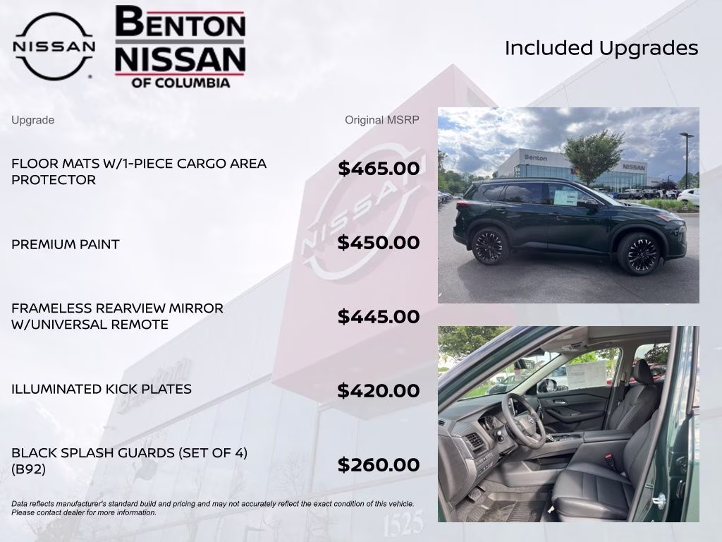 2026 Obsidian Green Nissan Rogue Dark Armor FWD SUV
