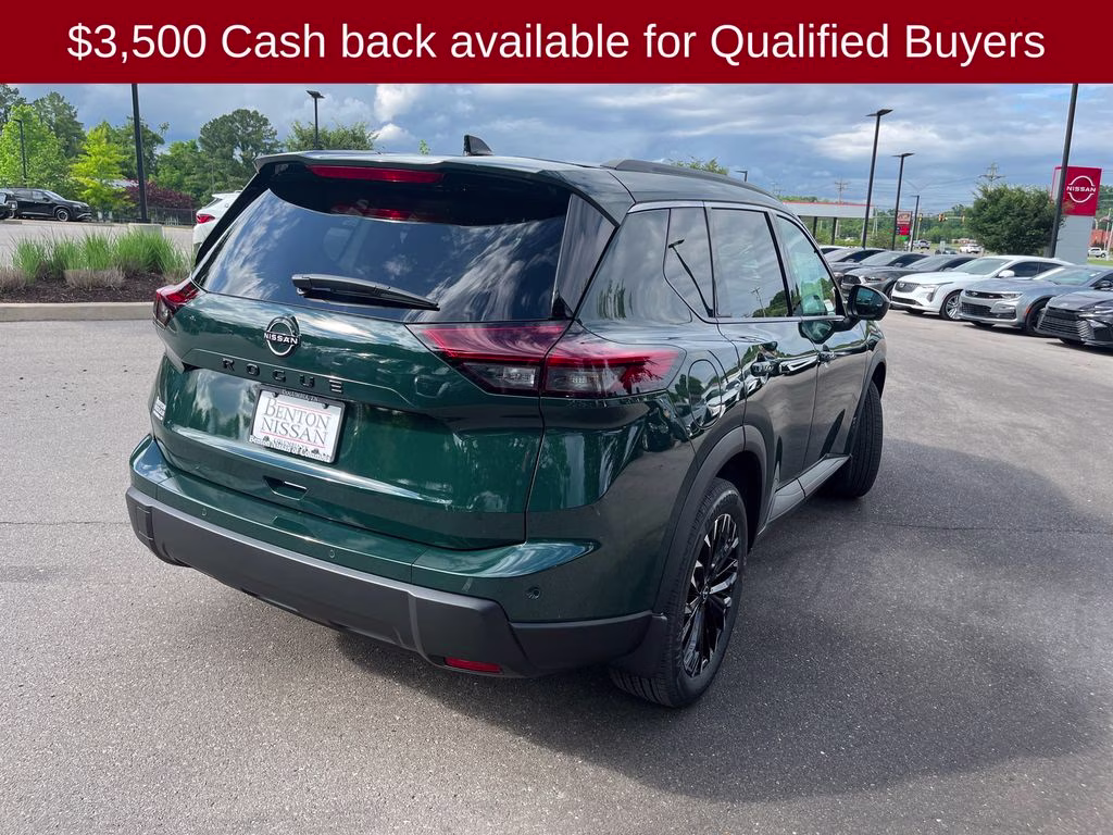 2026 Obsidian Green Nissan Rogue Dark Armor FWD SUV