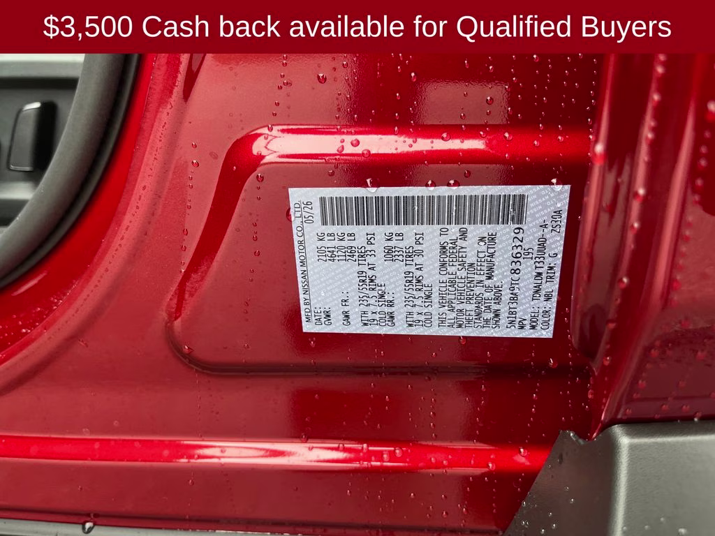 2026 Scarlet Ember Tintcoat Nissan Rogue Dark Armor FWD SUV