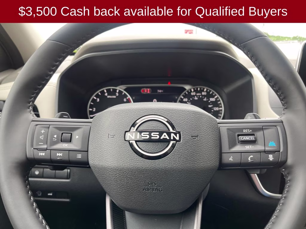 2026 Everest White Pearl Tricoat Nissan Rogue Dark Armor FWD SUV