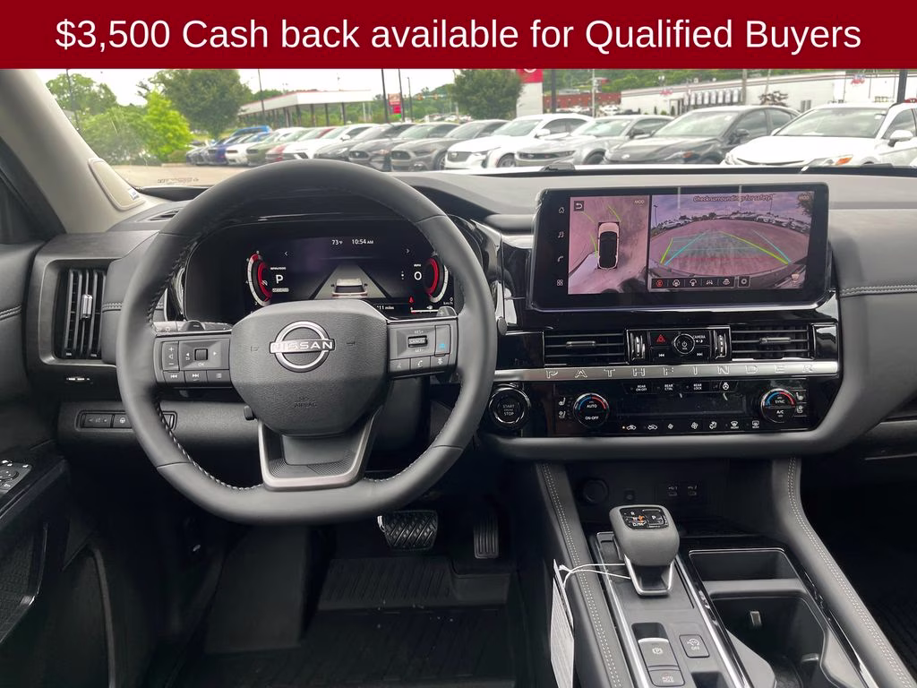 2026 Everest White Pearl Tricoat Nissan Pathfinder Platinum FWD SUV