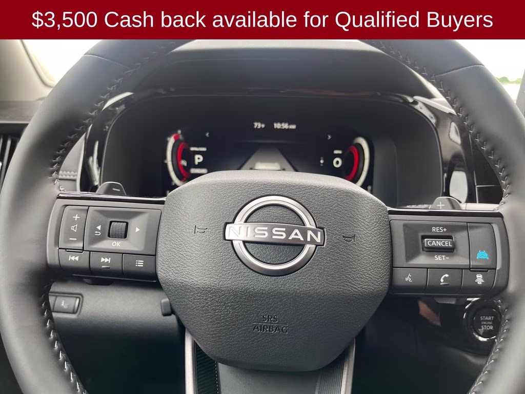 2026 Everest White Pearl Tricoat Nissan Pathfinder Platinum FWD SUV