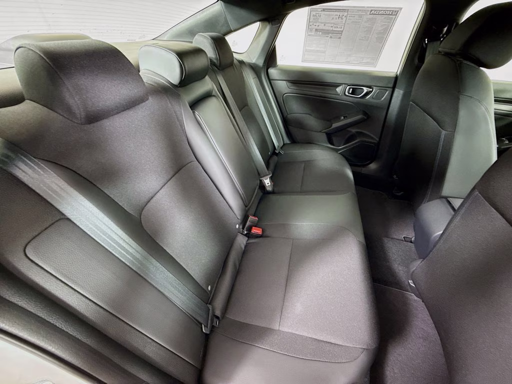 2026 Platinum White Pearl Honda Civic Sport FWD Sedan