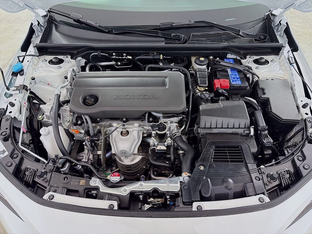 2026 Platinum White Pearl Honda Civic Sport FWD Sedan