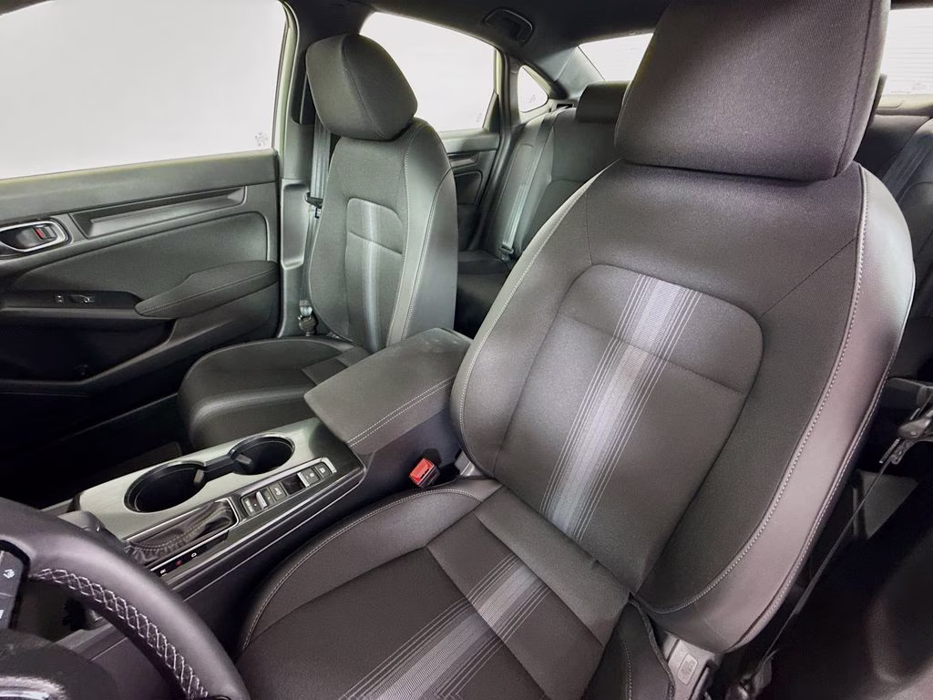 2026 Platinum White Pearl Honda Civic Sport FWD Sedan
