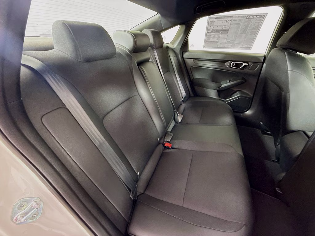 2026 Platinum White Pearl Honda Civic Sport FWD Sedan