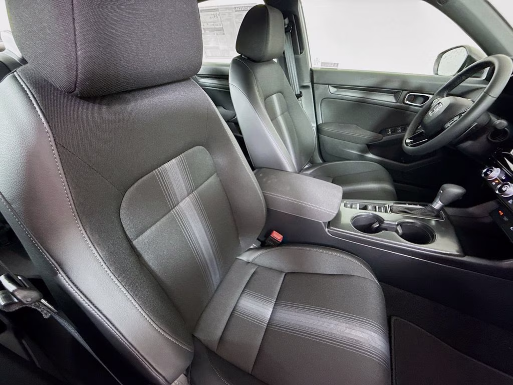 2026 Platinum White Pearl Honda Civic Sport FWD Sedan