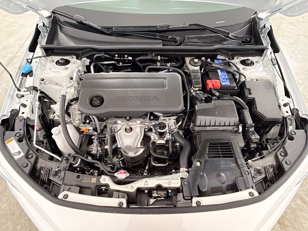 2026 Platinum White Pearl Honda Civic Sport FWD Sedan