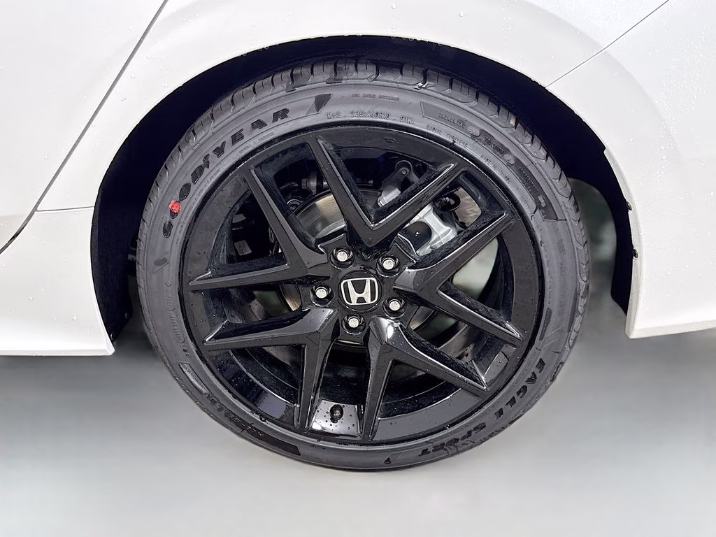 2026 Platinum White Pearl Honda Civic Sport FWD Sedan