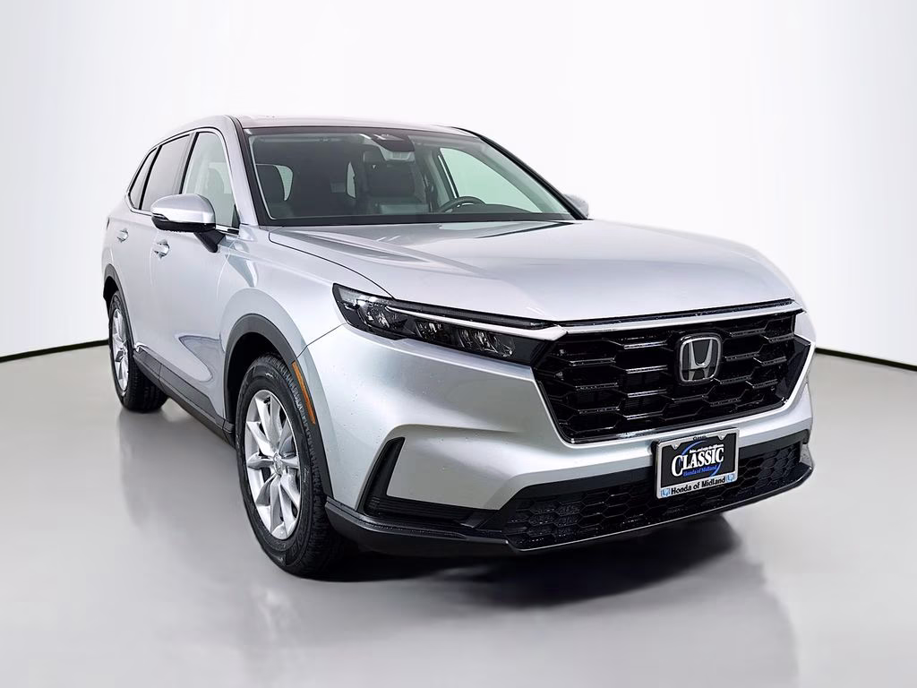 2026 Solar Silver Metallic Honda CR-V EX FWD SUV