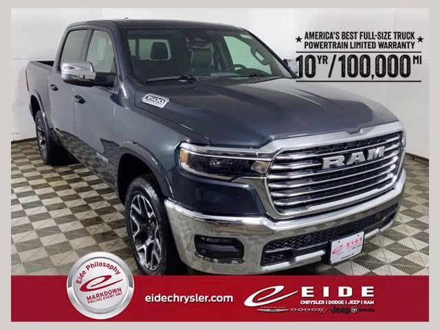 2026 Forged Blue Metallic Ram 1500 Laramie 4X4 Truck