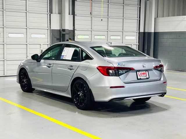 2023 Silver Honda Civic Sport FWD Sedan