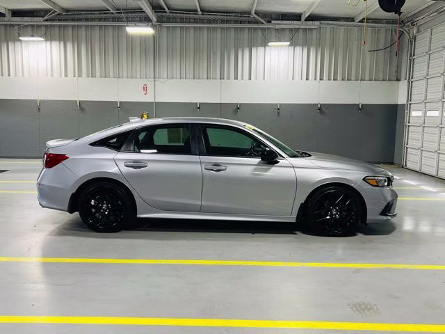 2023 Silver Honda Civic Sport FWD Sedan