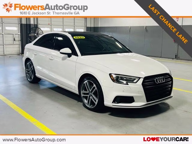 2020 Ibis White Audi A3 2.0T Premium FWD Sedan
