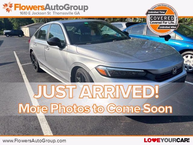 2023 Silver Honda Civic Sport FWD Sedan