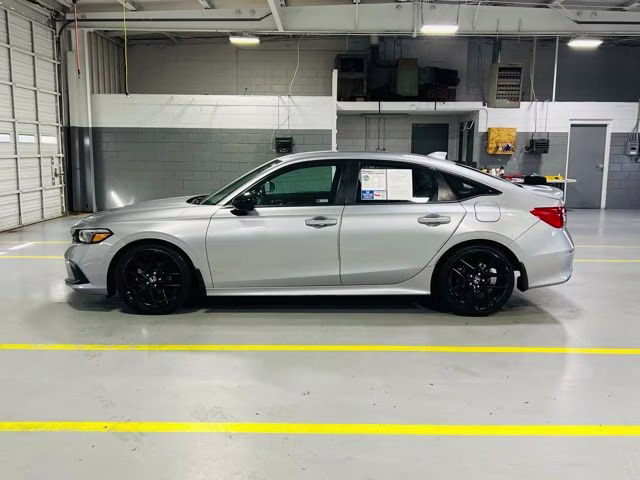 2023 Silver Honda Civic Sport FWD Sedan