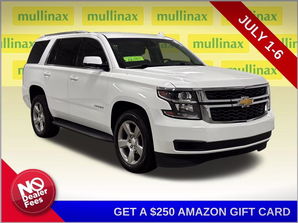 2019 Summit White Chevrolet Tahoe LS RWD SUV
