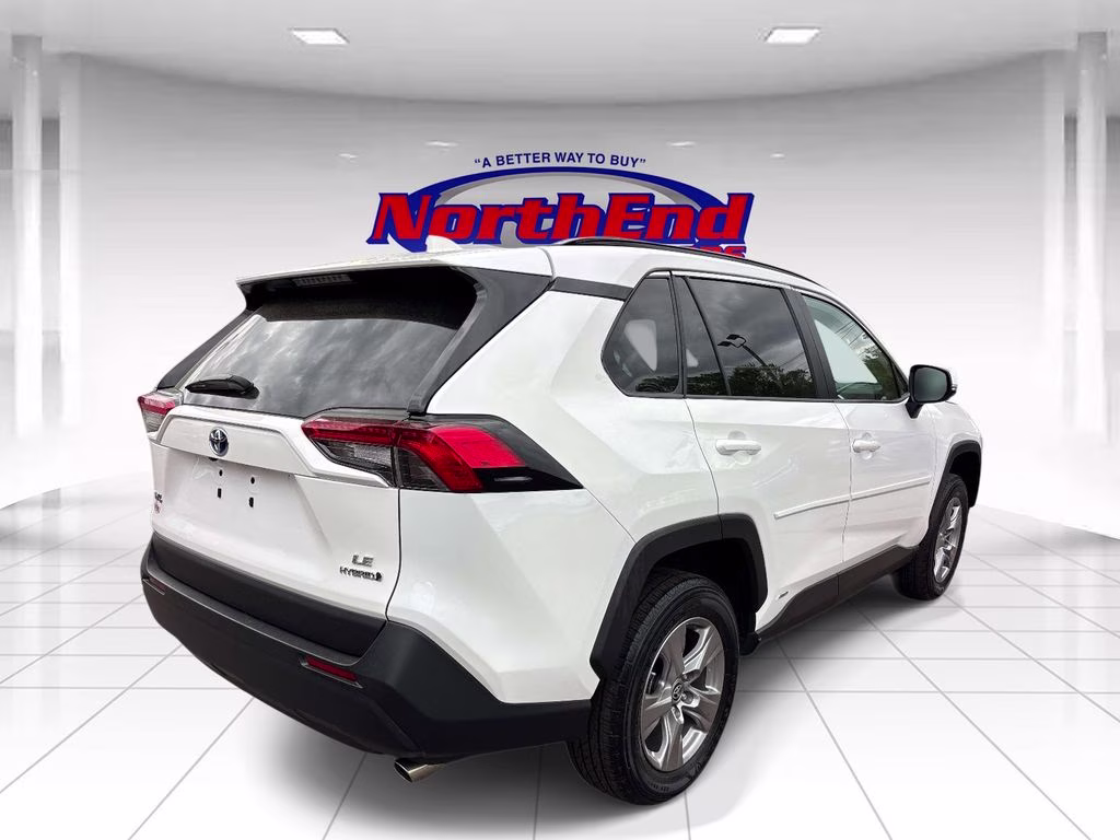 2024 Ice Toyota RAV4 Hybrid LE AWD SUV