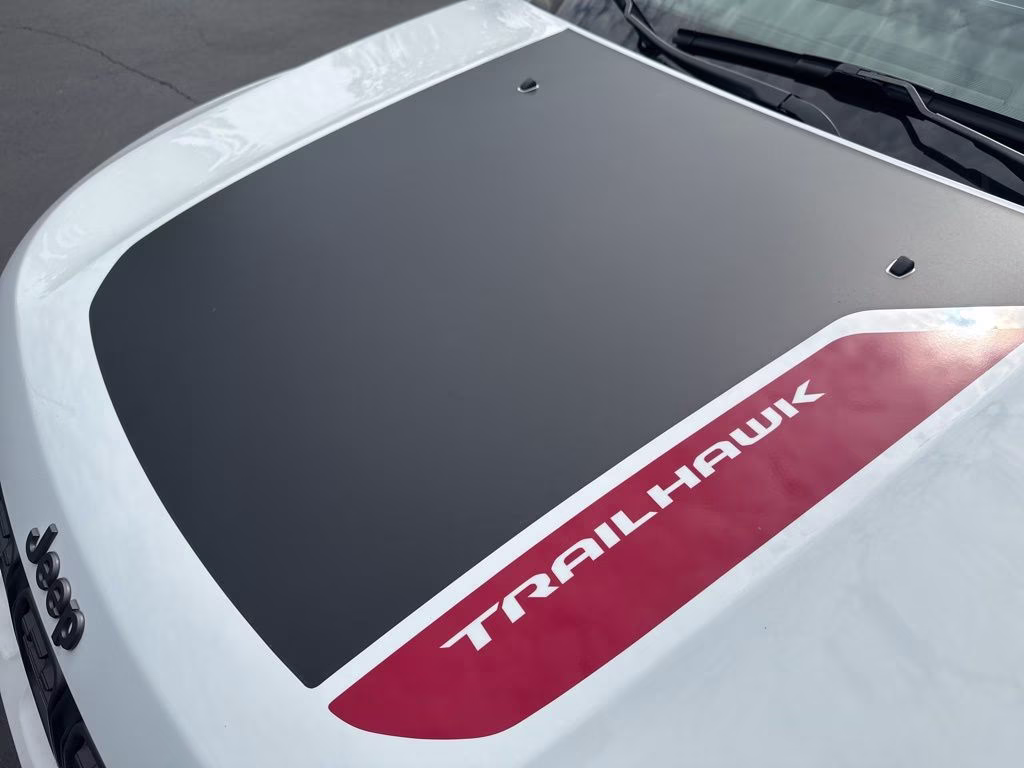 2024 Bright White Clearcoat Jeep Compass Trailhawk 4X4 SUV