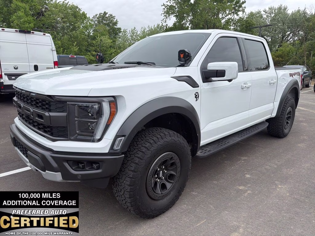 2023 Oxford White Ford F-150 Raptor 4X4 Truck