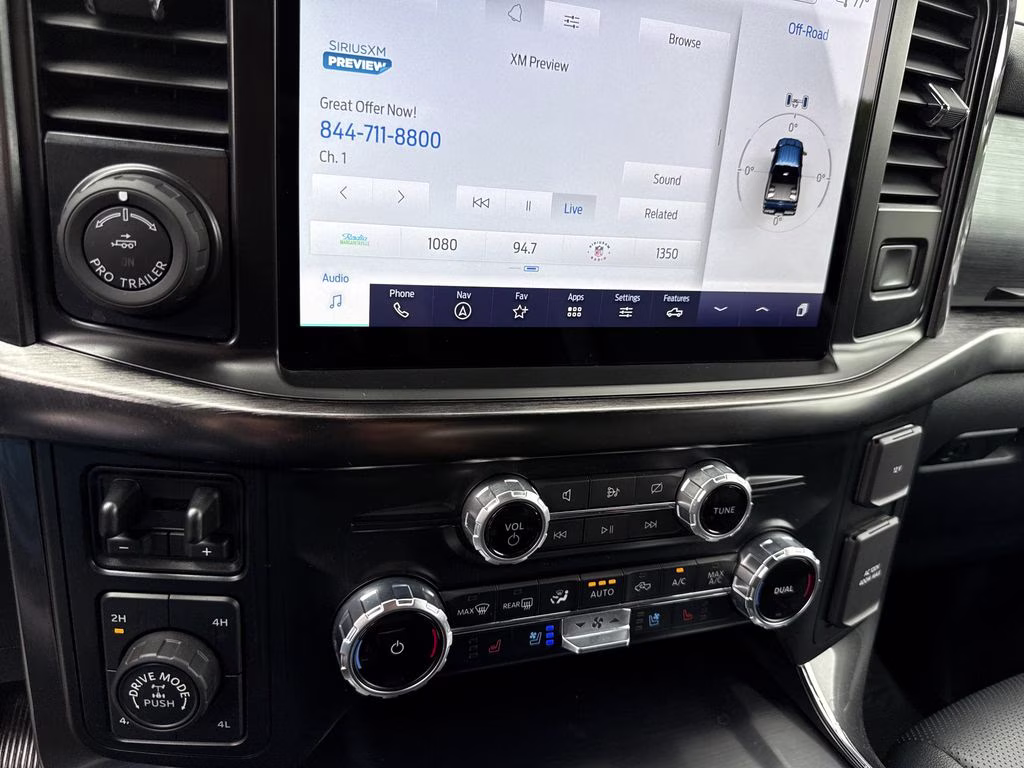 2023 Black Metallic Ford F-150 Lariat 4X4 Truck