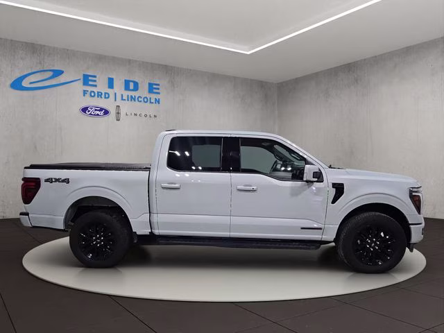 2025 Space White Metallic Ford F-150 Lariat 4X4 Truck