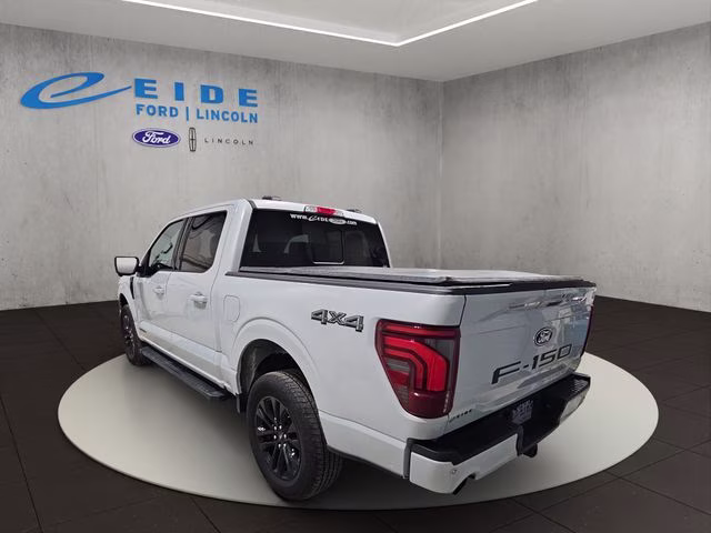 2025 Space White Metallic Ford F-150 Lariat 4X4 Truck