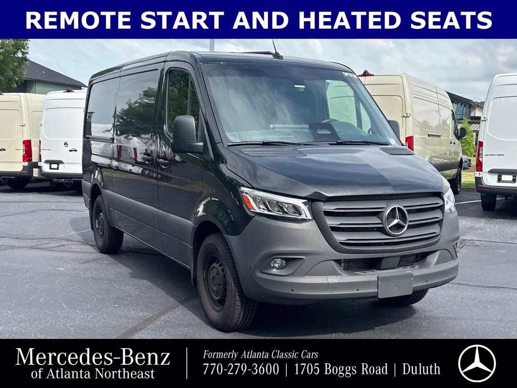 2025 Jet Black Mercedes-Benz Sprinter 2500 Cargo 144 WB RWD Van