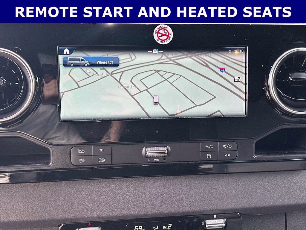 2025 Jet Black Mercedes-Benz Sprinter 2500 Cargo 144 WB RWD Van