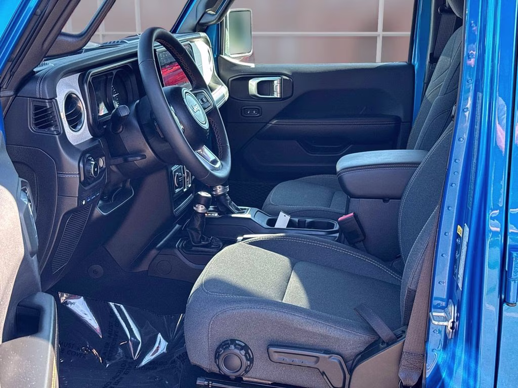 2024 Hydro Blue Pearl Coat Jeep Wrangler Sahara 4xe 4X4 SUV