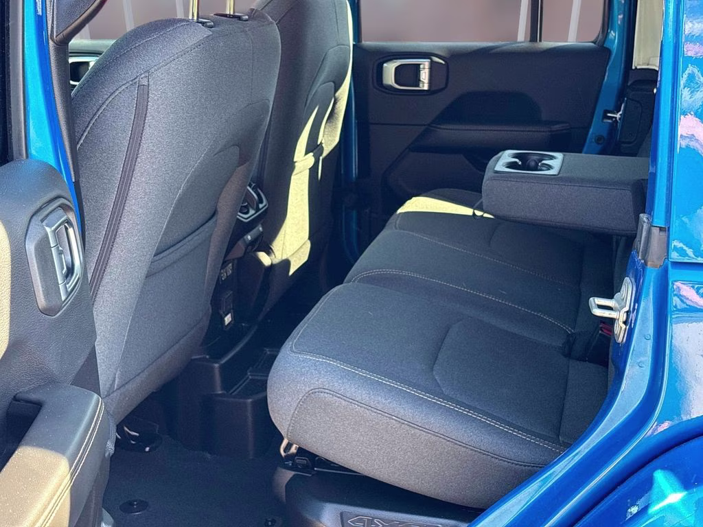 2024 Hydro Blue Pearl Coat Jeep Wrangler Sahara 4xe 4X4 SUV