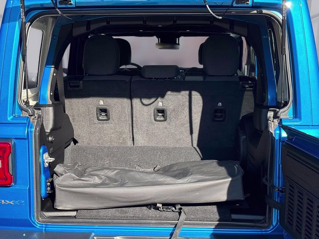 2024 Hydro Blue Pearl Coat Jeep Wrangler Sahara 4xe 4X4 SUV