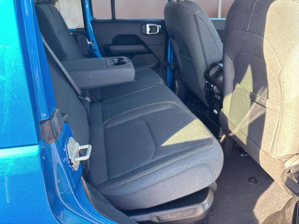 2024 Hydro Blue Pearl Coat Jeep Wrangler Sahara 4xe 4X4 SUV
