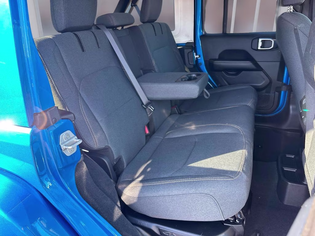2024 Hydro Blue Pearl Coat Jeep Wrangler Sahara 4xe 4X4 SUV