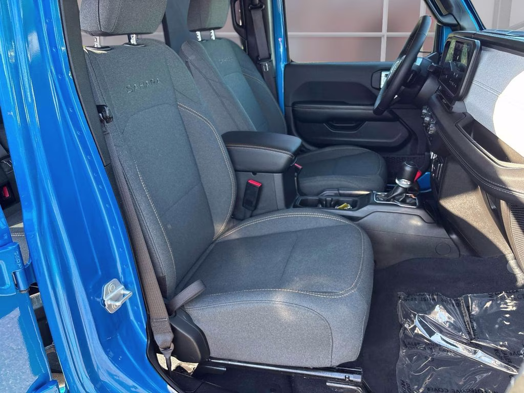2024 Hydro Blue Pearl Coat Jeep Wrangler Sahara 4xe 4X4 SUV